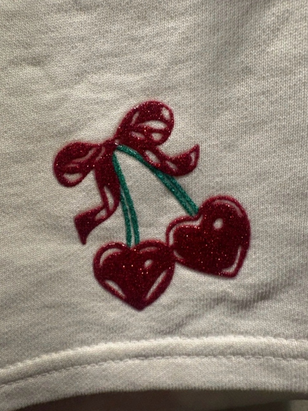 SOLD / Beach Riot Malik Pull-On Shorts in Ivory Red Cherry Bow, NWT, Large. $98 - Picture 7 of 16